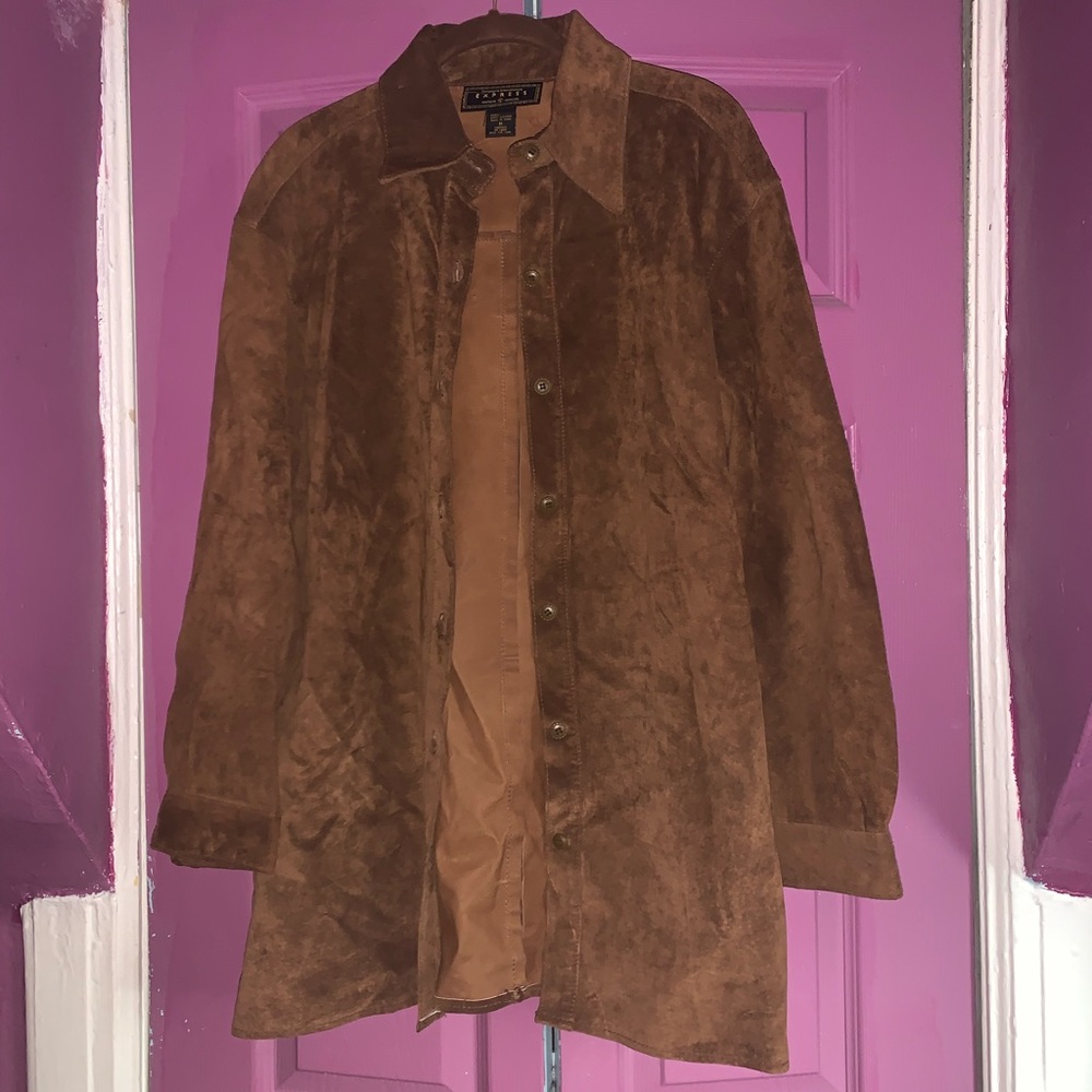 REAL SUEDE Button Down Shirt